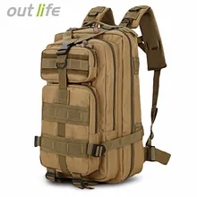 Outlife 25L Outdoor Backpack Military Tactical Camouflage Army Camping Bag Backpack Trekking Hunting Traveling Hiking Rucksack