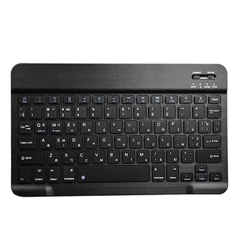 

Russian Keyboard Ultra-Thin Bluetooth 3.0 Wireless Keyboard For Computer Office Black Plastic