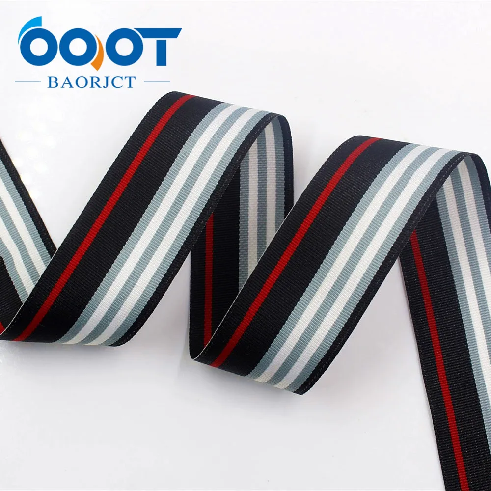 OOOT BAORJCT I 181109 184 38 мм 10 ярдов двусторонняя полоса Термотрансферная печать grosgrain