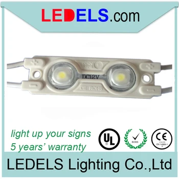 

100pcs / Lot CE RoHs compliant 12V 0.72w 66lm acrylic sign led lighting module waterproof 3 years warranty