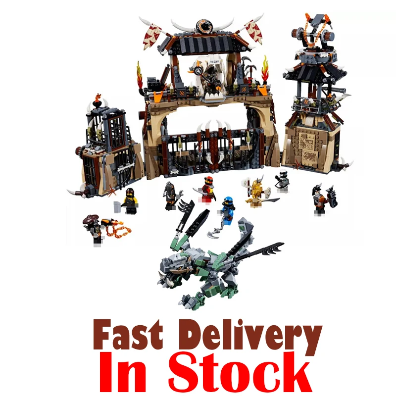 

Lepin 06082 1859pcs Ninjagoed Compatible Legoing 70655 Dragon Pit Set Buidling Blocks Bricks Assemblage Toys for children Gift