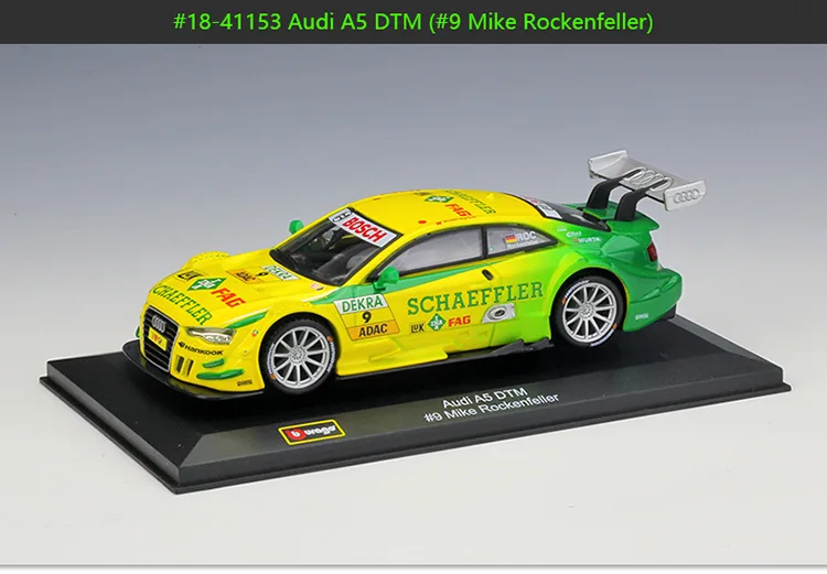 Bburago 1:32 M3 DTM AMG C-Coupe A5 Citroen C-Elysee DS3 M-Sport Ford Fiesta WRC Ford GT гоночная литая модель автомобиля