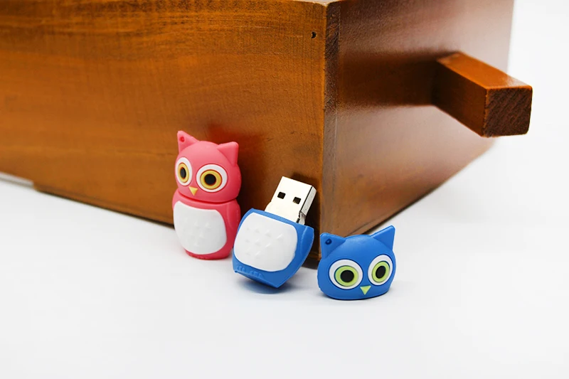 Флешки Personalizado Сова интерфейсом USB Memory Stick флэш-накопитель птица usb-накопитель 64 ГБ 32 ГБ 16 ГБ 8 ГБ 4 ГБ U диск флешки для планшетных ПК