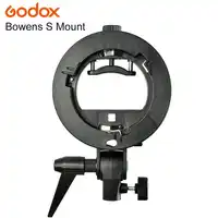 PRO Godox S-Type Bracket Bowens S Mount Holder for Speedlite Flash Snoot Softbox Beauty Dish Honeycomb