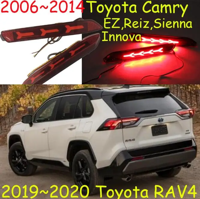 1 комплект, автомобильный светильник на бампер, задний светильник Toyota RAV4, задний светильник RAV 4, автомобильные аксессуары, sienna Wish EZ camry, задний светильник 2009 Venza - Цвет: Model2 style