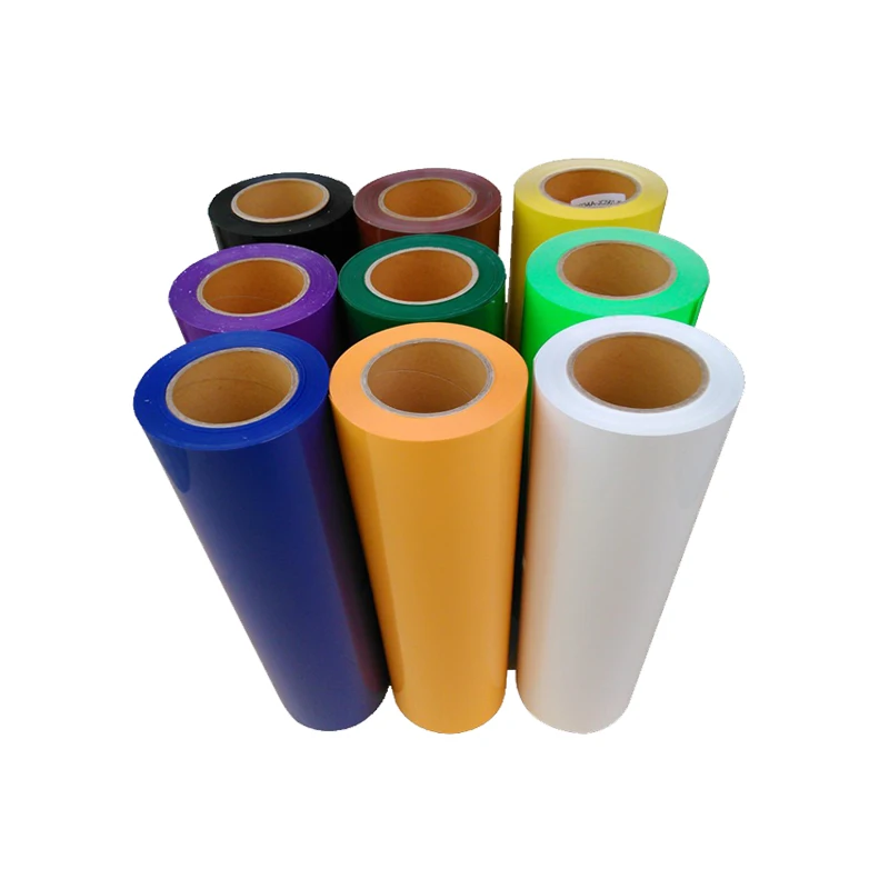 

Korea PVC fluorescent T-shirts heat transfer vinyl 50cmx100cm/Roll