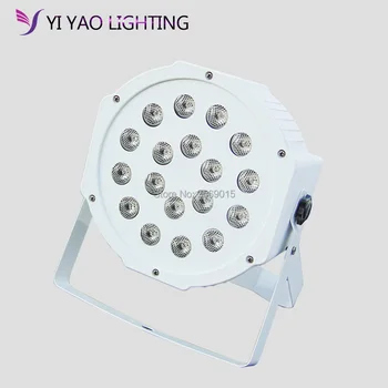

18x3w led Par lights RGB 18x3w RGB flat par led dmx512 disco lights professional stage dj equipment