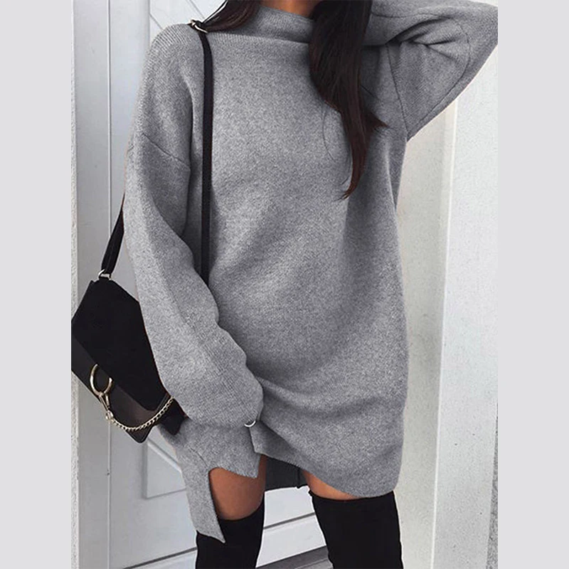 2018 Fashion Winter Women Sweaters Long Sleeve Female Tops Plus Size Pullover Knit Pull Femme Hiver Female Long Sweater Loose 2018 Fashion Winter Women Sweaters Long Sleeve Female Tops Plus Size Pullover Knit Pull Femme Hiver Female Long Sweater Loose