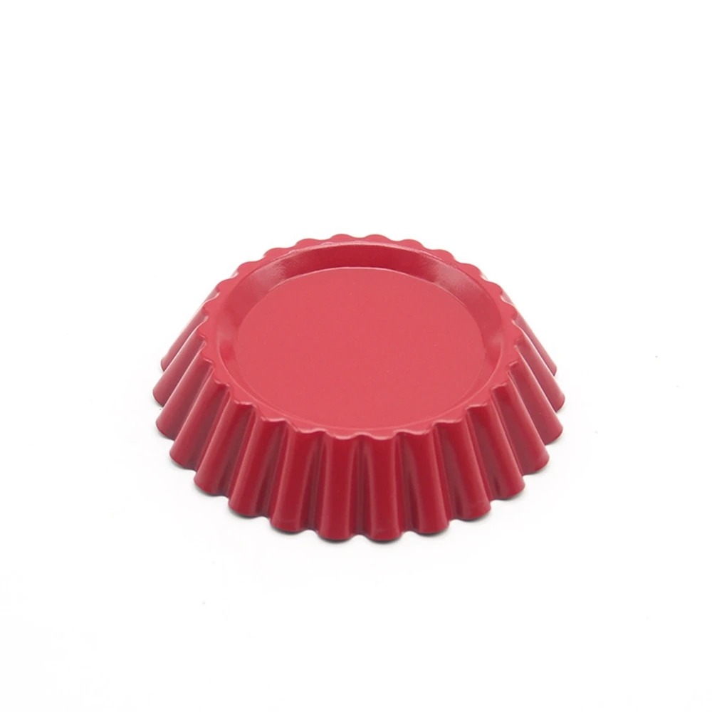 

8 pcs/set Mini Non-stick Carbon Steel 4 Inch Shell Molds Mini Tart Pans, Quiche Pan