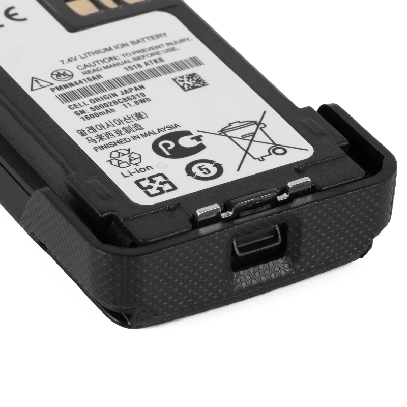 7 4 В 1600 мАч 11.8Wh батарея для MOTOROLA Radio DP2400 DP2600 PMNN4416 pmn4417 pmn4418 PMNN441 pmn4415ar XiR P6600 P6620|batteries