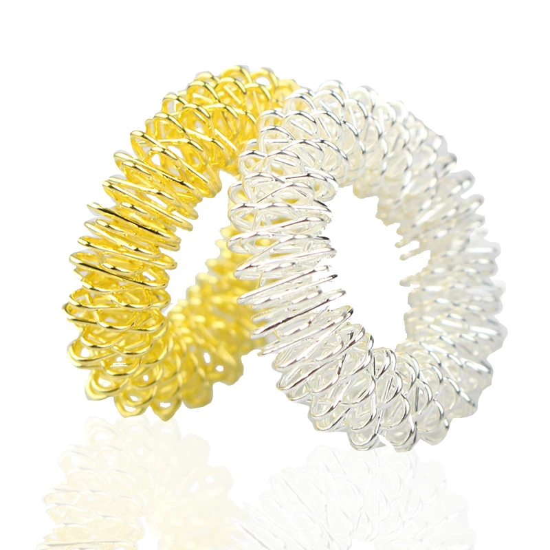15pcs/Lot Tcare Acupuncture Massage finger Rings Roller Finger Massager for arthritis women man