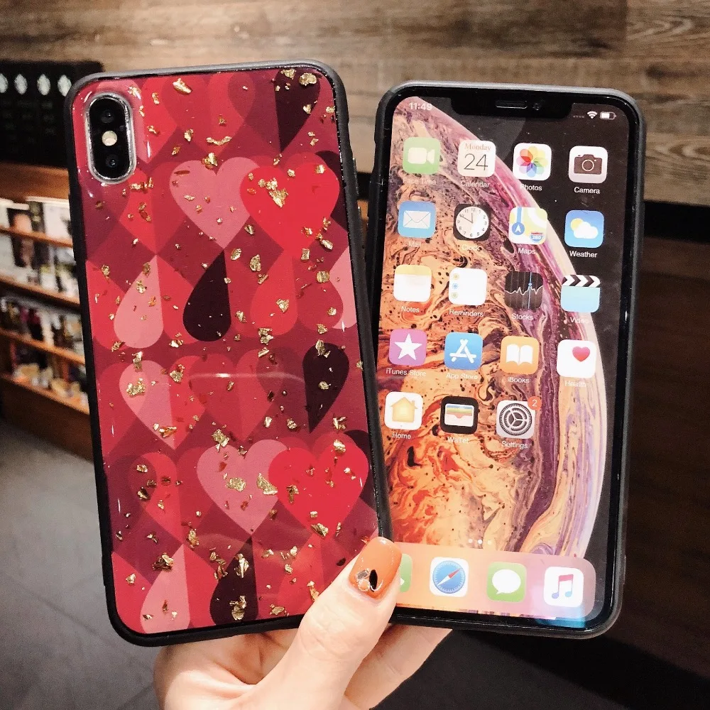 

New Stylish Heart-Shaped Glue Silicone Body Pack For OPPO R9 R11 R9S R11S Plus For R15 R17 Pro A3 A5 A7 A7X A83 A79 phone case