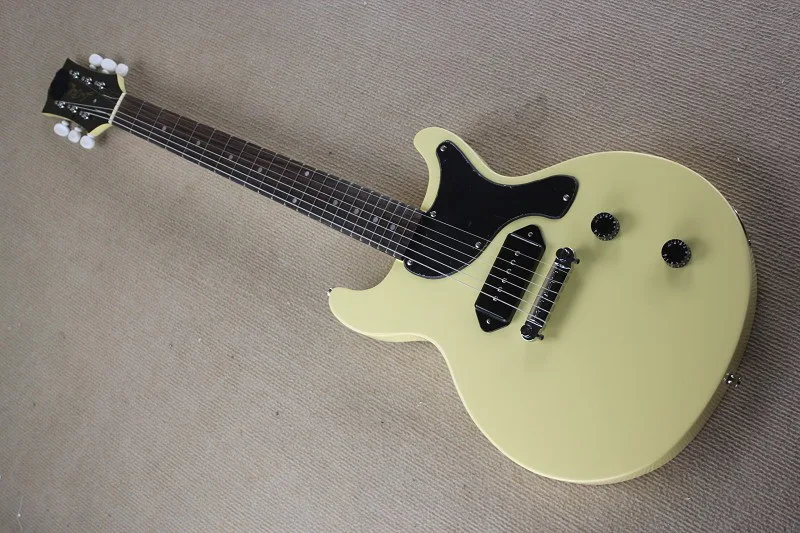 

Free Shipping Factory custom shop New high quality best Electric Guitar store Light Yellow LP Custom LP Junior Guitar 94