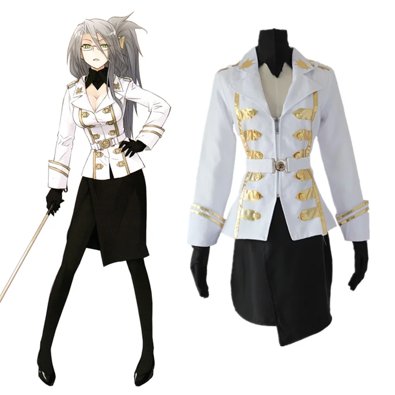 Аниме Fate/Apocrypha Косплей костюмы Celenike Icecolle Yggdmillennia полный комплект униформа женщины
