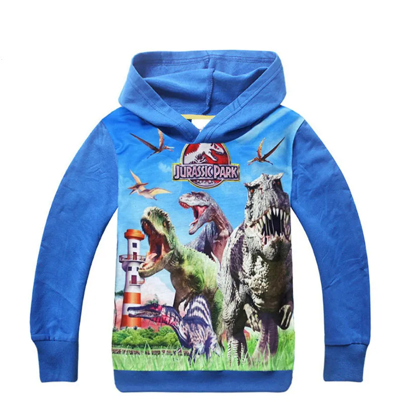

Children Cartoon Clothes Jurassic World Dinosaurs Hoodies Boys T Shirts Kids Clothing Tops Clothes Tee Girls Outwear Sweatshirts