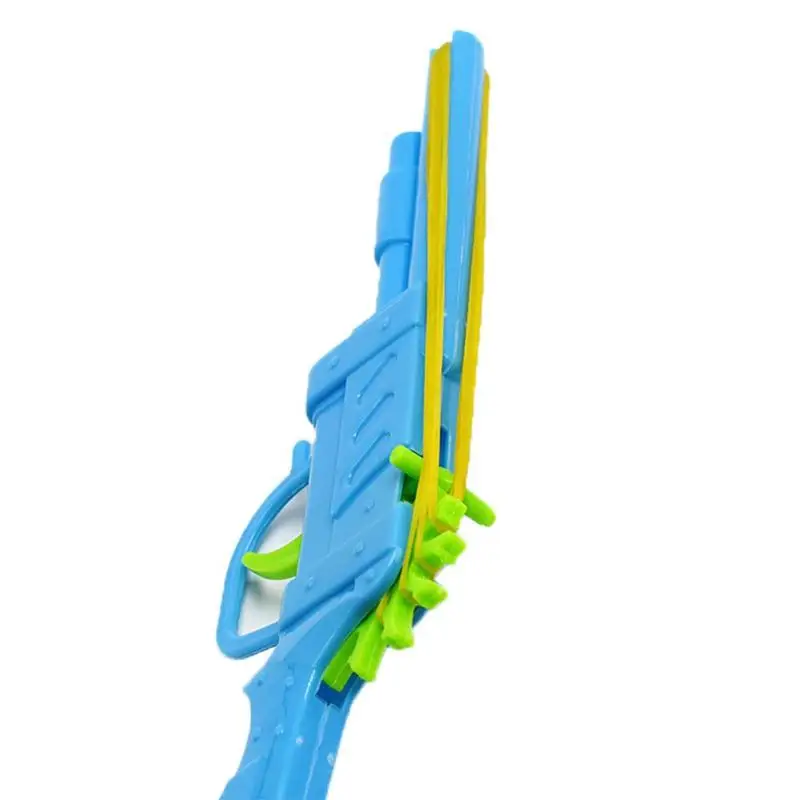Children 1pcs/set Bullet Rubber Band Launcher Plastic Gun Hand Pistol Guns Shooting Toy Gifts Boys Outdoor Fun Sports For Kids
