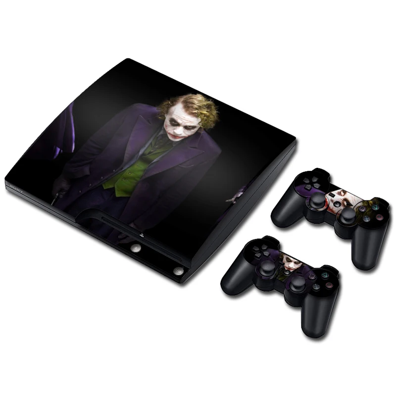Джокер виниловая кожа для PS3 тонкая наклейка на консоль Крышка тонкий контроллер