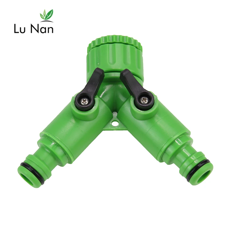 High Quality Abs Plastic Hose Pipe Tool 2 Way Connector Adapter 2 Way
