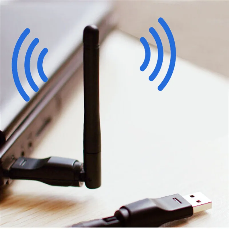 Мини 150 Мбит/с Wifi адаптер 802.11b/n/g USB Wi-Fi сеть LAN Карта 2dBi wifi антенна adaptador PC ноутбук-приемник