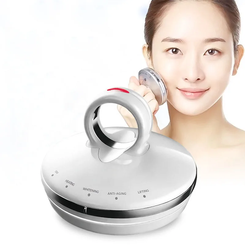  RF EMS MicroCurrent Ion Import Instrument Facial Vibrator Electric Massage Face Skin Anti-Aging Whi