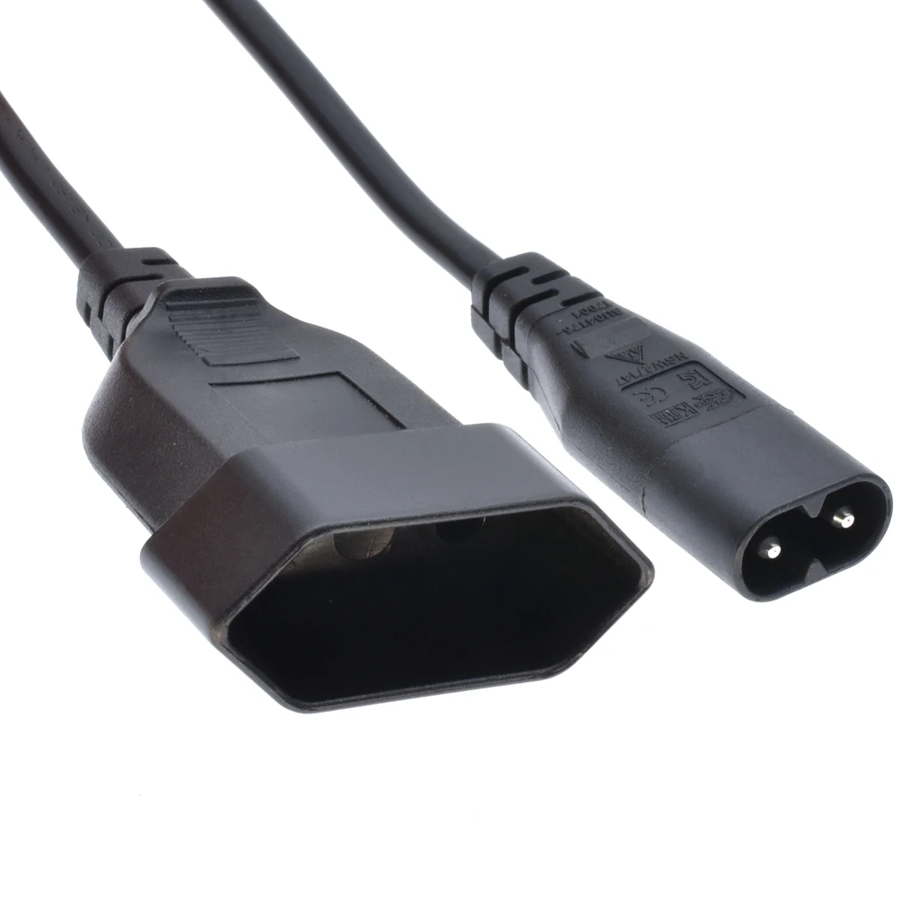 IEC320 C8 Штекерный в Европу Schoko CEE7/16 розетка удлинитель питания кабель для PDU UPS