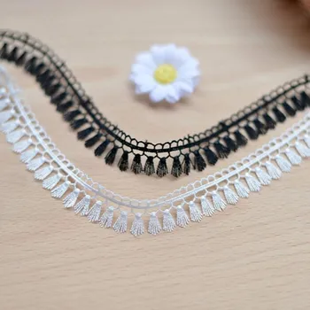 

Soluble lace embroidery lace tassels DIY clothing accessories Lace Necklace 1.9cm wide