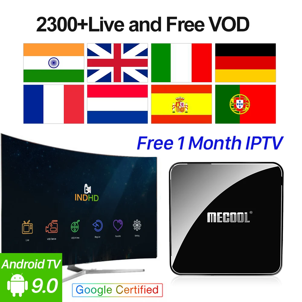

IPTV Italy/Portugal/Turkey/India KM3 Android TV 9.0 4GB 64GB BT4.0 S905X2 Indian Pakistan IPTV Box France Arabic Germany UK IPTV