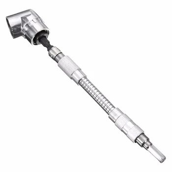 

1/4 Inch Hex Shank Drill Bit Angle Driver Flexible Screwdriver Extension Bit Holder Vanadium Hand Tool