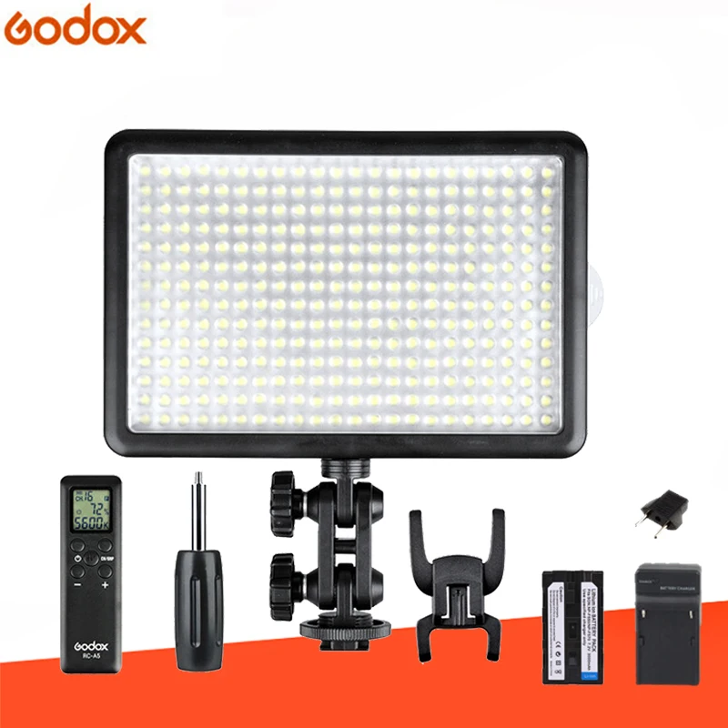 Godox светодиодный аккумулятор 308C 3300K ~ 5600K 308 с беспроводным дистанционным