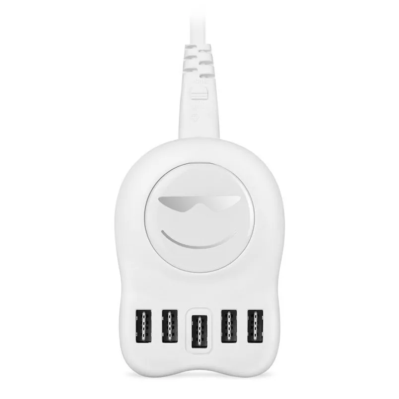 Надежный Бестселлер 5-Порты и разъёмы USB настенное зарядное usb-устройство Зарядное устройство настольное устройство быстрой зарядки USB для iPhone 7 Plus/samsung Galaxy S8