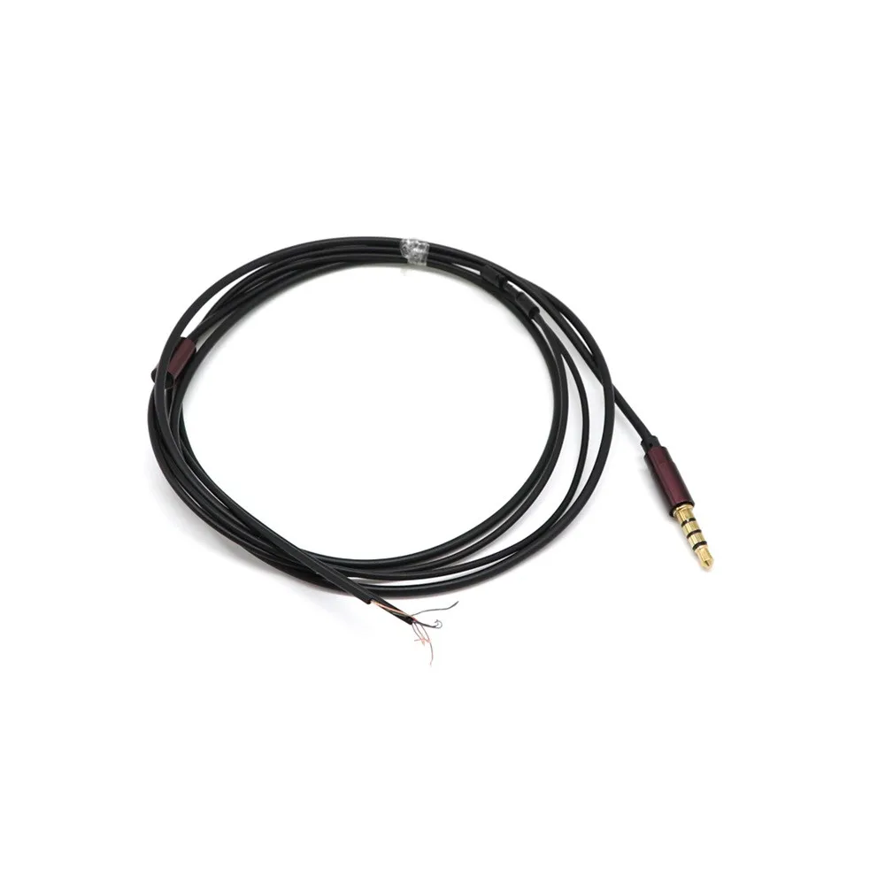 VOBERRY 1,2 м 3,5 мм Джек "сделай сам" для наушников аудио кабель для наушников Ремонт Замена провода 3-полюсный Медь провод с сердечником