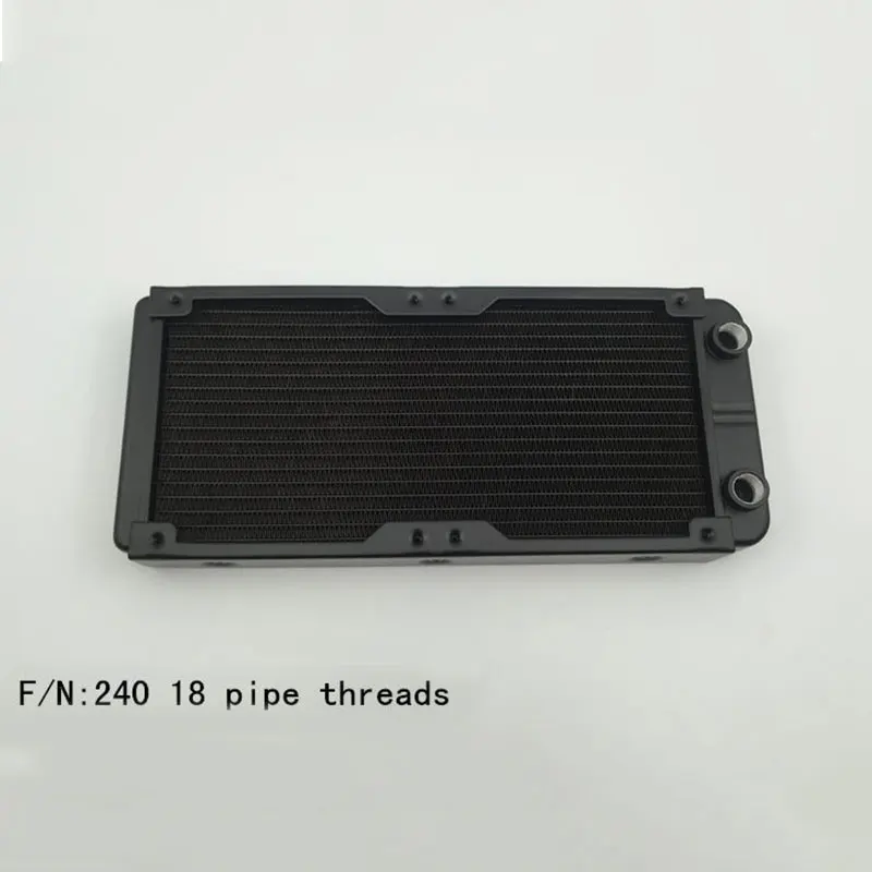 

240mm G1/4 Aluminum Computer Radiator Water Cooling for CPU LED Heatsink @JH