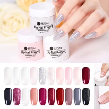 

UR SUGAR 30g Dipping French Powder Glitter Dip Without Lamp Cure Gradient Base Top Activator Liquid Nail Art Decorations