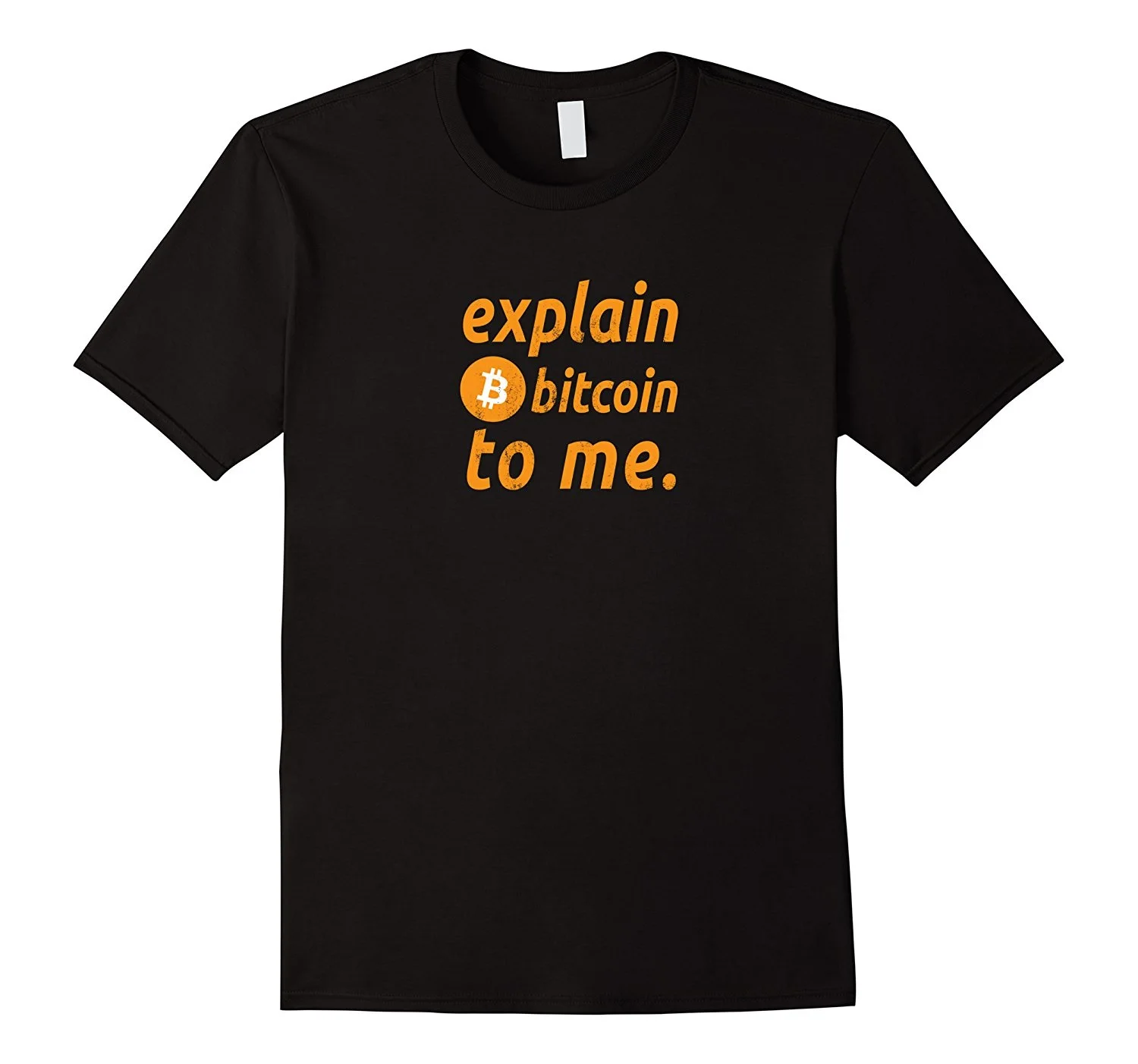 Объяснить Bitcoin Мне футболка для BTC критиков и новичков|Футболки| |