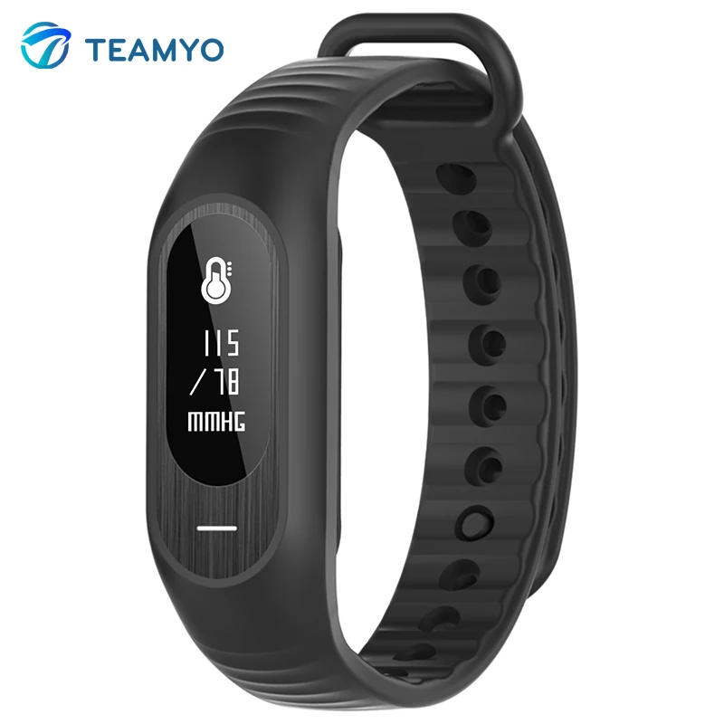 Teamyo Sport Fashion Smart Bracelet Blood Pressure Heart Rate Monitor Pedometer Call Reminder Bluetooth for Andriod