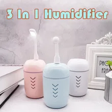 HSU 3 In 1 Humidifier Cute Dog LED 150ML Purifier Electric Aroma air diffuser Ultrasonic air Humidifier Essential oil Aromathera