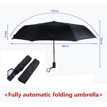 

Fully Automatic Folding Umbrella Rain Sunshade For Volkswagen Polo Tiguan T-Roc Golf 5 6 MK5 MK6 MK7 Passat B5 B6 B7