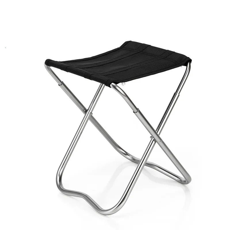 في الهواء الطلق التخييم الصيد الترا الوزن سبائك الألومنيوم المحمولة كرسي صيد قابل للطي كرسي متحرك قابل للطي