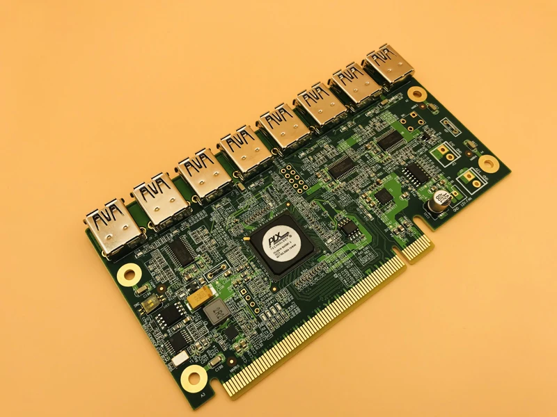 1 до 8 портов Шахтерская машина видеокарта удлинитель PCI E 16X поворот USB3.0 PCIE карты