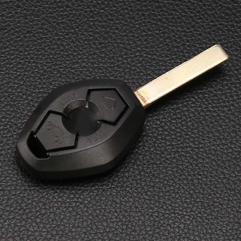 100% кожаный чехол для автомобильного ключа BMW E38 E39 E46 E53 E60 E63 61/64 E83 E85 /86 2 защитный