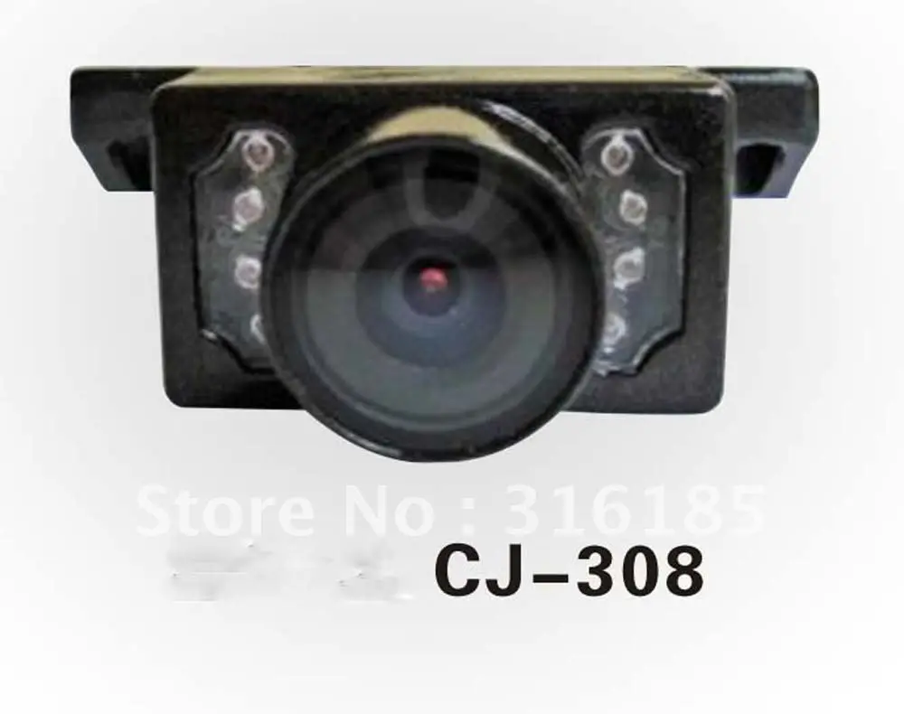 Новая бесплатная доставка HD CCD IR Автомобильная камера заднего вида Универсальная