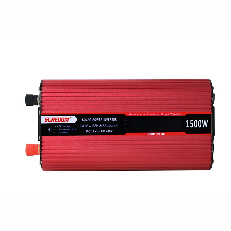 

1500W Inverter DC 12V To AC 220V Photovoltaic Inverter Car Power Converter With USB Interface