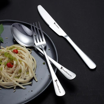 

Stainless Western Tableware Steel Fork Steak Knife Set Tableware Eco Friendly Home Decoration Accessories Dinnerware Cutlery 5