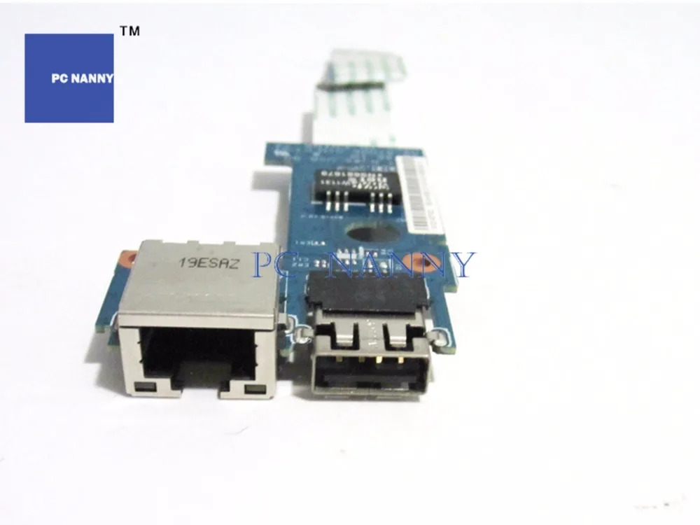 Оригинальная USB-плата для ПК няня LA57 RJ45 с кабелем Lenovo Z570 Z575 B570 B575 B570E B575E V570 Series P/N: 48