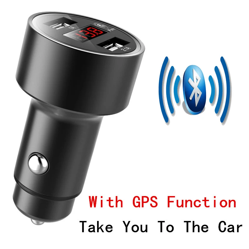 Evewher 5 V Быстрое Автомобильное зарядное устройство для мобильного телефона 2 порта автомобильное зарядное устройство для мобильного телефона Автомобильный адаптер зарядки с gps Bluetooth громкой связи Micro USB