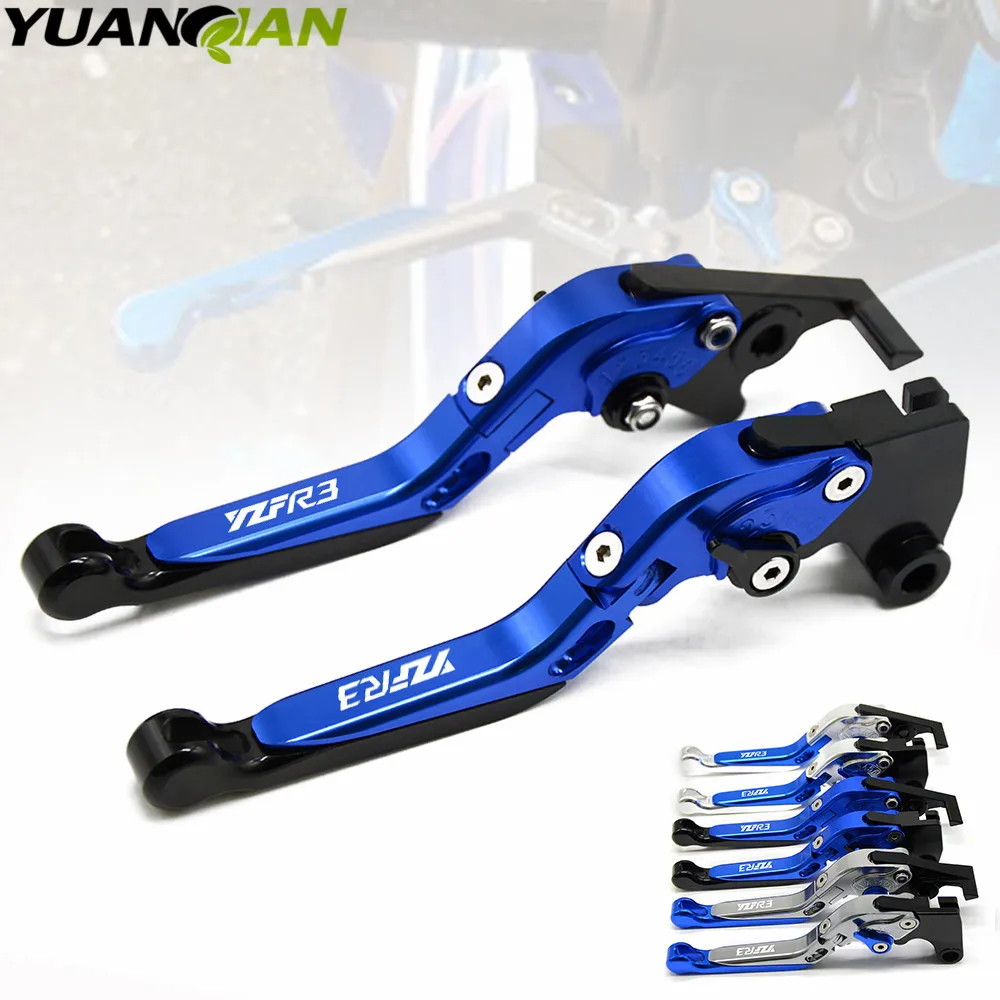 Motorcycle Accessories Handlebar CNC Clutch Brake Levers For Yamaha YZF R3 YZFR3 2015 2016 2017 Brake Lever Clutch Handle Motorcycle Accessories Handlebar CNC Clutch Brake Levers For Yamaha YZF R3 YZFR3 2015 2016 2017 Brake Lever Clutch Handle