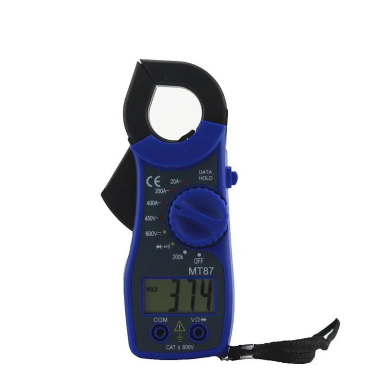 Мультиметр VU Meter MT 87 Holdpeak 200 г красный синий желтый амперметр зажим| |
