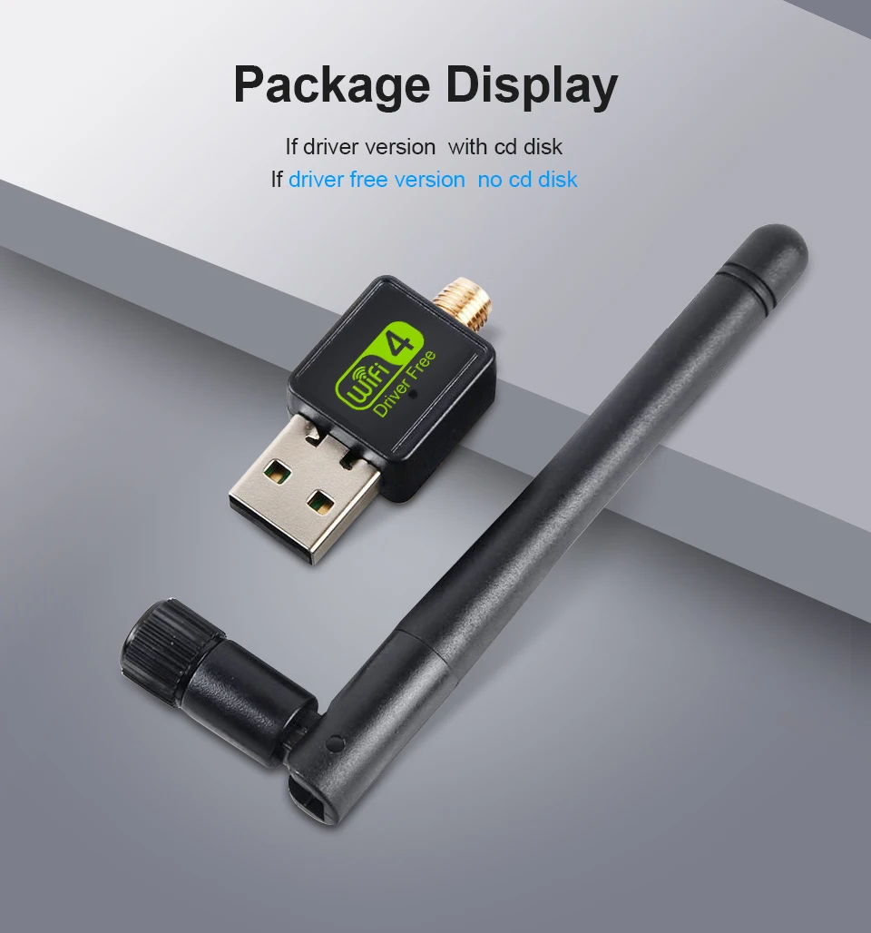 USB WiFi адаптер Ralink Wi-Fi антенна Lan USB Ethernet 150 м 2 дБ ПК WiFi ключ беспроводной Notework карта USB Wi Fi приемник