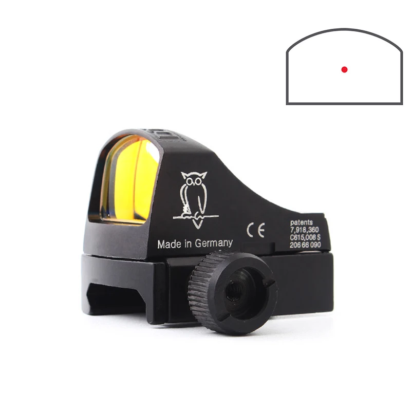 

Tactical Docter III Style Mini Red Dot Sight Holographic Reflex Sight 20mm Mount for Hunting Airsoft