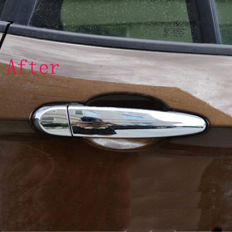 8 шт. хромированные накладки на дверную ручку Bmw X3 F25 2011 2012 2013 2014 2015|Внешние дверные